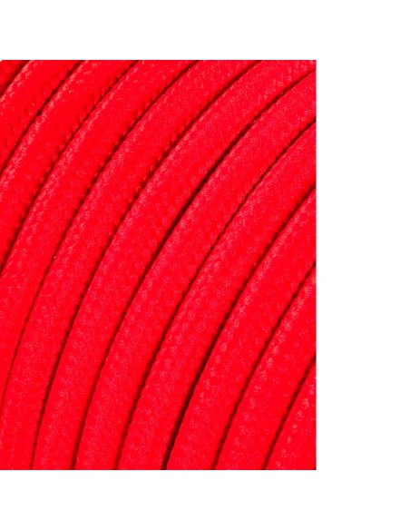Carrete cable cordón tubular h03vv-f 2 x 0,75 mm rojo, 25 m