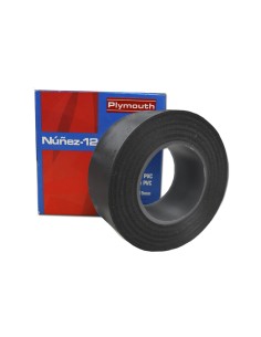 Cinta aislante negra 19 mm x 20 m