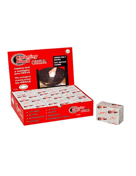 Cleaning block para barbacoa pack de 12 uds