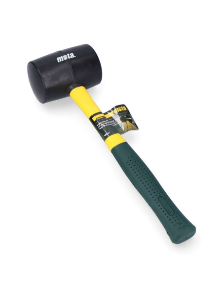 Maza de goma con mango de fibra, 700 g