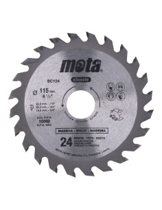 Sierra circular widia ø115 mm 24 dientes