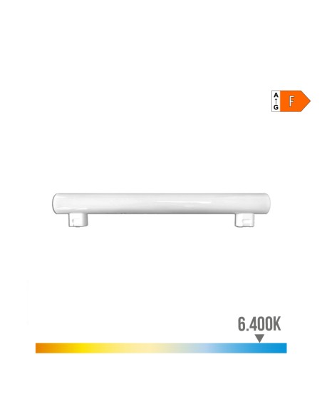 Linestra led 2 casquillos s14s 7 w 750 lm 6400 k luz fria 300 x 30 x 47 mm