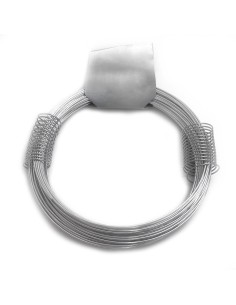 Alambre zincado n° 8, 200 gr, calibre 1,30 mm x 20 m