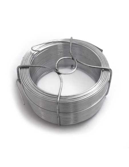 Alambre zincado n° 8, 510 gr, calibre 1,30 mm x 50 m
