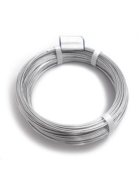 Alambre zincado n° 14, 1500 gr, calibre 2,20 mm x 50 m