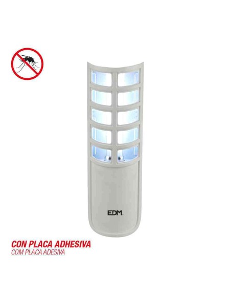 Atrapa insectos electrico 9w 50m con placa adhesiva 220-240v