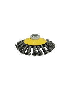 Cepillo conico de alambre trenzado ø100 mm