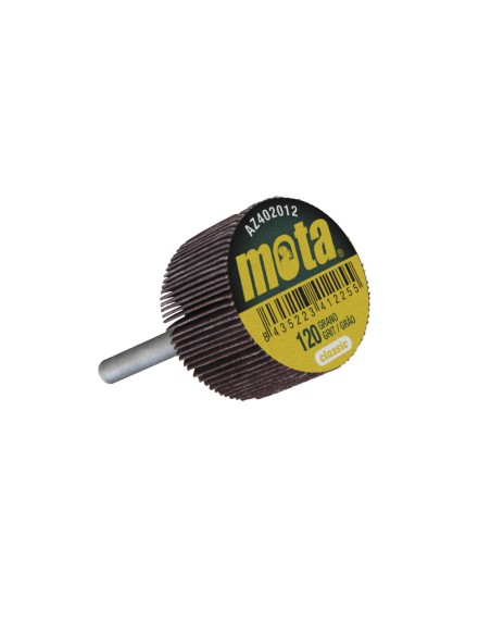 Cepillo de laminas con vastago 30 x 15 x 6 mm grano 120