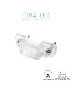 Soporte sujecion para tira de led