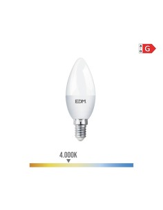 Bombilla vela led e14 5 w 400 lm 4000 k luz dia ø3,5 x 10 cm