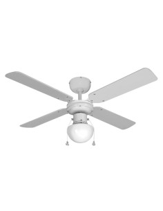 Ventilador de techo modelo caribe. color blanco. potencia: 50 w aspas: ø102 cm