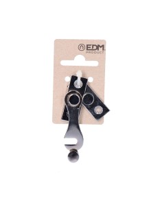 Pestillo izquierdo hierro cromo 6cm