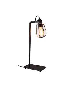 Lámpara de mesa vintage metalica e27 60w 22 x 51cm