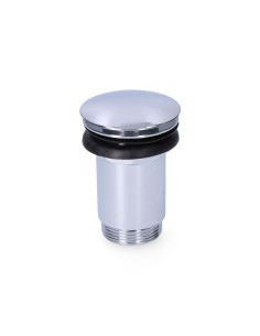 Desagüe "clic-clac" universal de lavabo-bidé cromado (envasado)