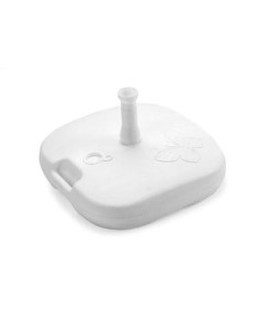 Base de parasol 16 l color: blanco 44x44x12cm ipae progarden