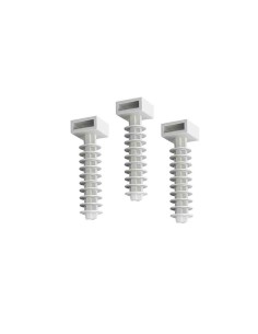 Taco para brida n°6 blanco 100 unid.