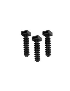 Taco para brida n°6 negro 100 unid.