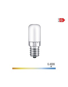 Bombilla pebetero tubular led e14 1,8 w 130 lm 6400 k luz fria ø1,8 x 4,8 cm