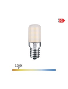 Bombilla pebetero tubular led e14 3 w 250 lm 3200 k luz calida ø1,8 x 5,2 cm
