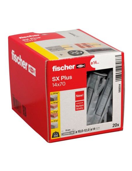 Taco sx plus ø14 x 70 mm, caja 20 uds