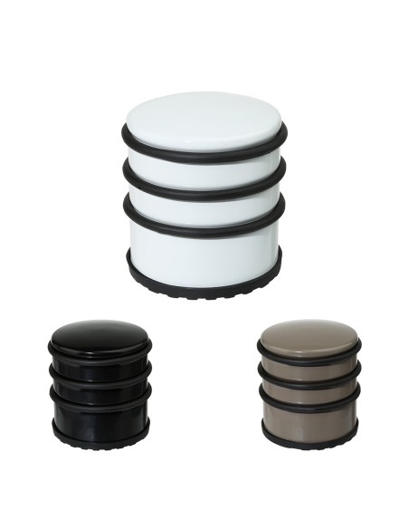 Tope de puerta metal ø7 x 8 cm colores variados