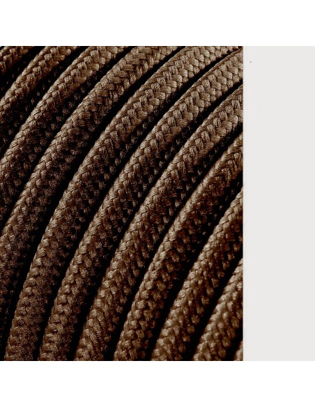 Carrete cable cordón tubular h03vv-f 2 x 0,75 mm marrón, 5 m