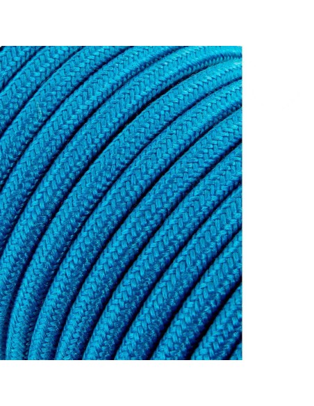 Carrete cable cordón tubular h03vv-f 2 x 0,75 mm azul claro, 5 m