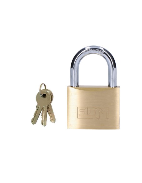 Candado de latón arco normal 50mm