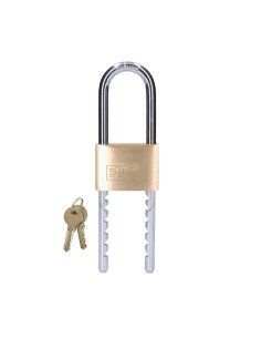 Candado de latón arco regulable 50 mm apertura 65-155 mm