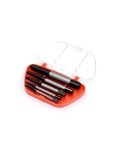 Machos de rosca para extraccion de tornillos, juego 5 piezas