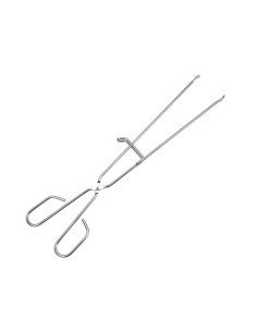 Pinzas para barbacoa de acero inoxidable. con tope 45cm