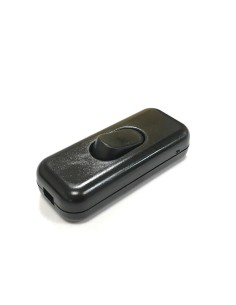 Interruptor de paso, 4a 250v~, negro (retractilado)