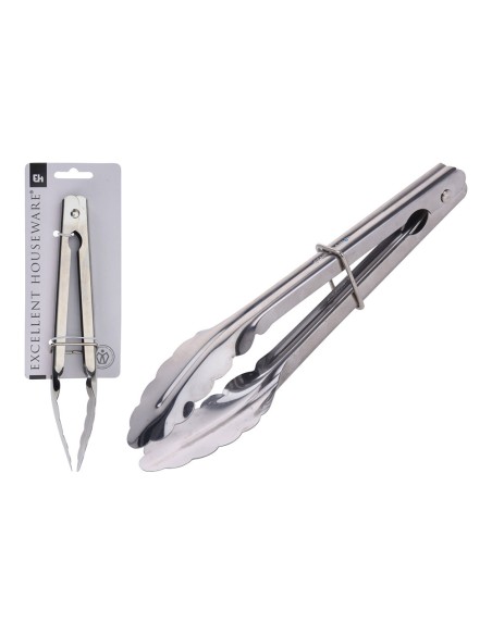 Pinzas de acero inoxidable con anilla ajustable 24 cm