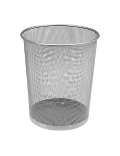 Papelera de rejilla metalica ø26 x 27,5 cm