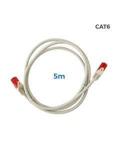 Cable utp cat.6 latiguillo rj45 cobre lszh gris 5 m