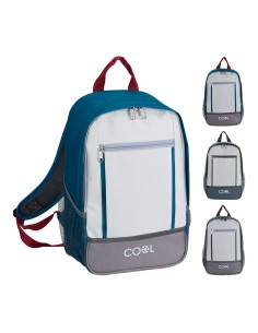 Nevera tipo mochila isotermica con 2 compartimentos 10 l 23 x 15 x 36 cm colores surtidos