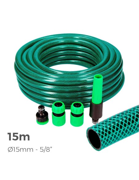 Kit manguera de jardin basic 15 m (5/8" 15 mm)