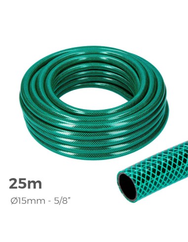 Manguera de jardin basic 25 m (5/8" 15 mm)