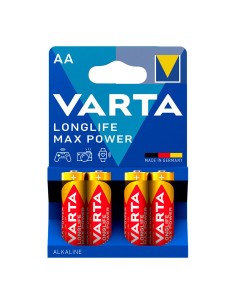 Pila alkalina longlife max power aa - lr06 (blister 4 unid.) ø14,5 x 50,5 mm