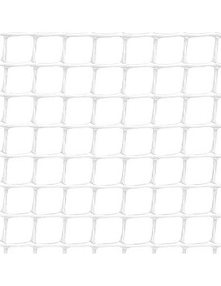 Rollo de malla ligera cadrinet color blanco 1 x 25 m cuadro: 10 x 10 mm