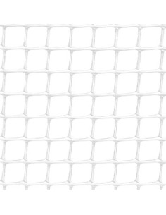 Rollo de malla ligera cadrinet color blanco 1 x 5 m cuadro: 5 x 5 m