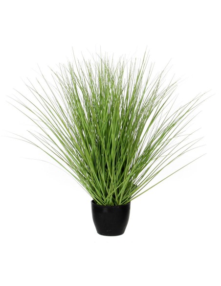 Hierba verde pvc con maceta