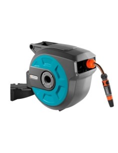 PORTAMANGUERA JARD 25MT MURAL GARDENA ROLL UP 802320