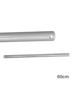 Tubo 60cm cromado prolongador para ventilador techo