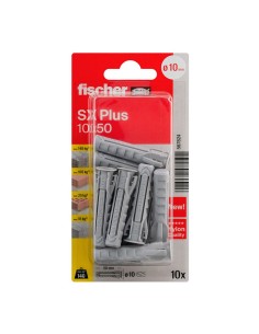 Taco sx plus ø10 x 50 mm, blister 10 uds