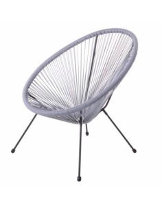 SILLON JARD 86 80 73CM LDK GARDEN RATAN ACERO GR ACAPULCO 82