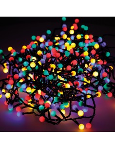 Guirnalda "cherry compact" 500 leds multifunción, multicolor, exterior, 11 m