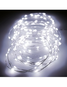 Guirnalda micro led 180 led, multifunción, luz fría, exterior, 9 m